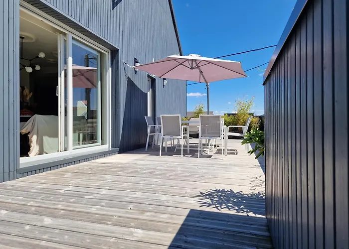Atelier De - 6p Avec Parking Gratuit & Terrasse Апартаменты *